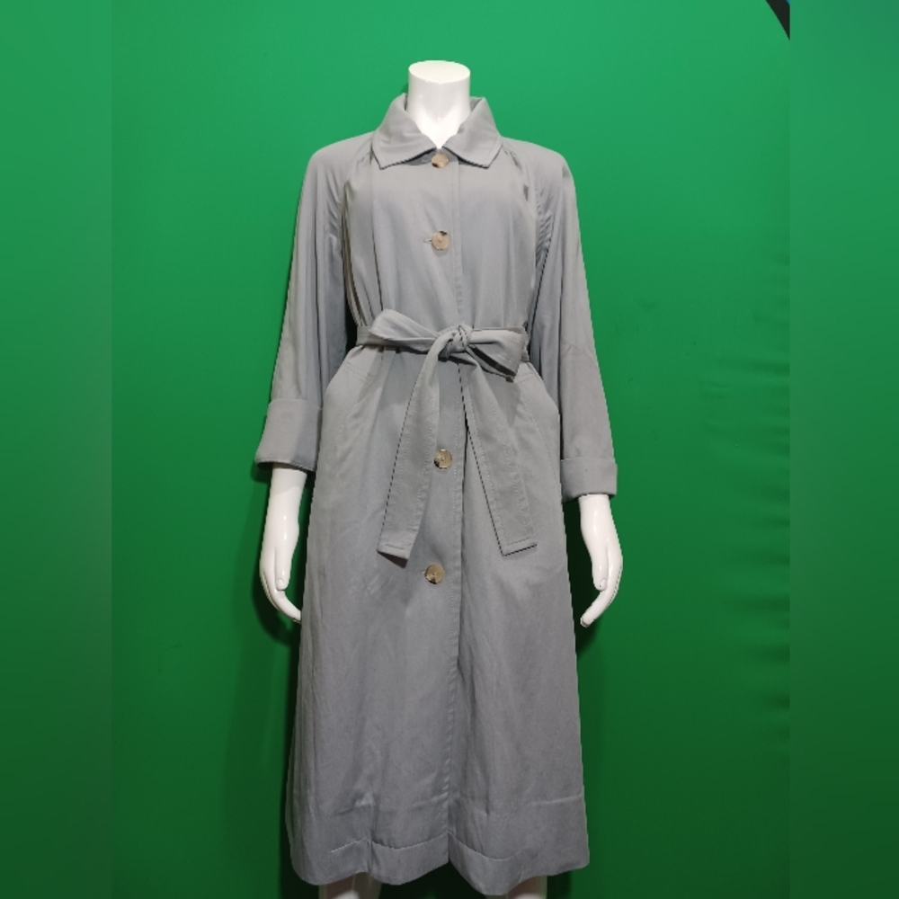Everlane Gathered Drape Trench